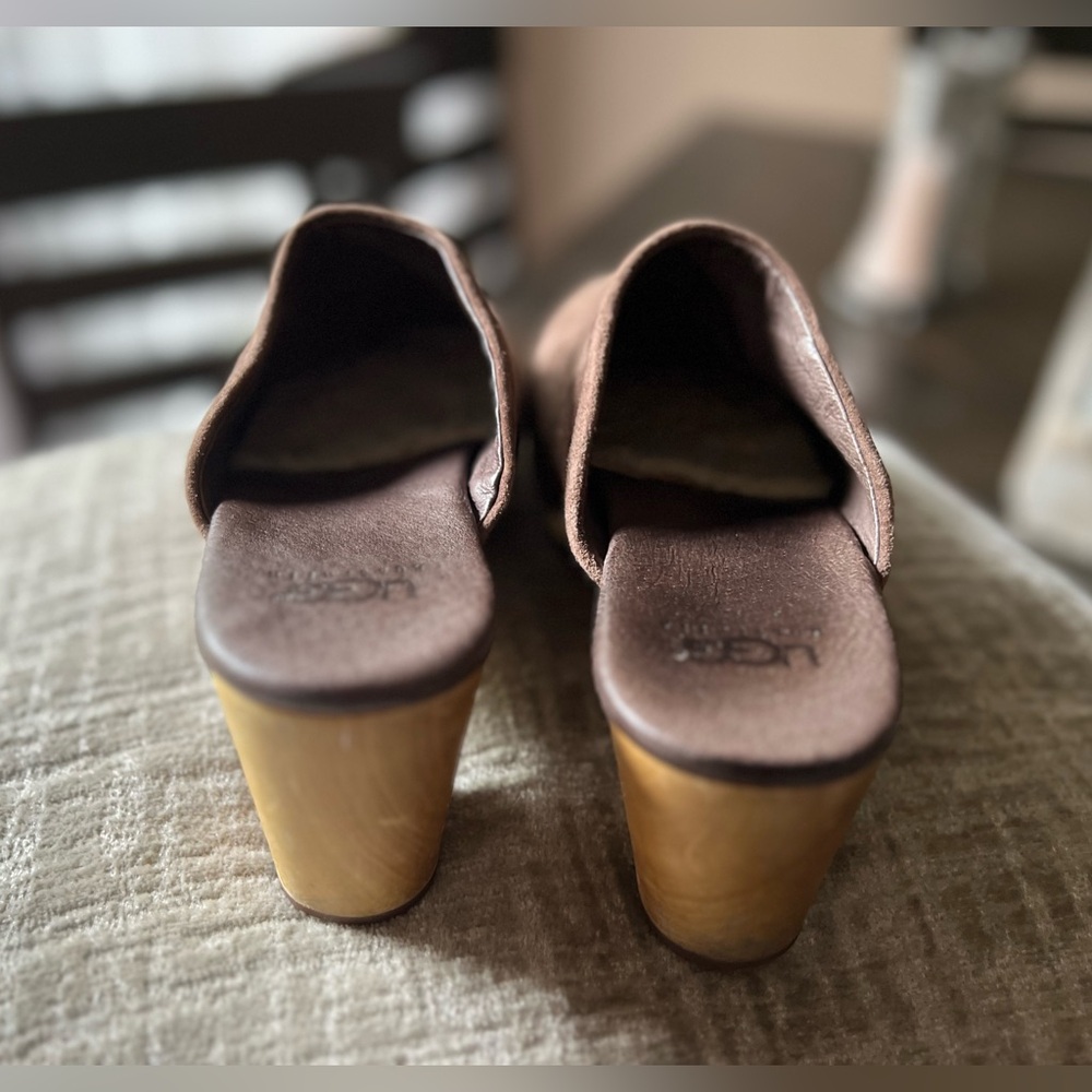 Size 9: UGG Suede Studded Accents Mules - Picture 5 of 11